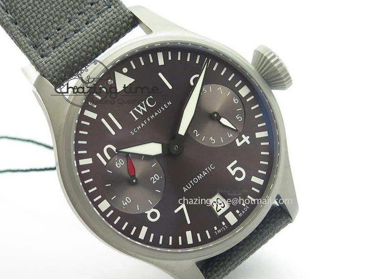 MIROTIME 0515 SunProtective Big Pilot Real PR IW500910 “Patrouille Suisse” ZF 1:1 Best Edition On Gray Nylon Strap 7278
